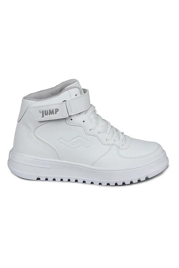 Jump 17308 Yüksek Bilekli Beyaz Unisex Sneaker Günlük Spor Ayakkabı