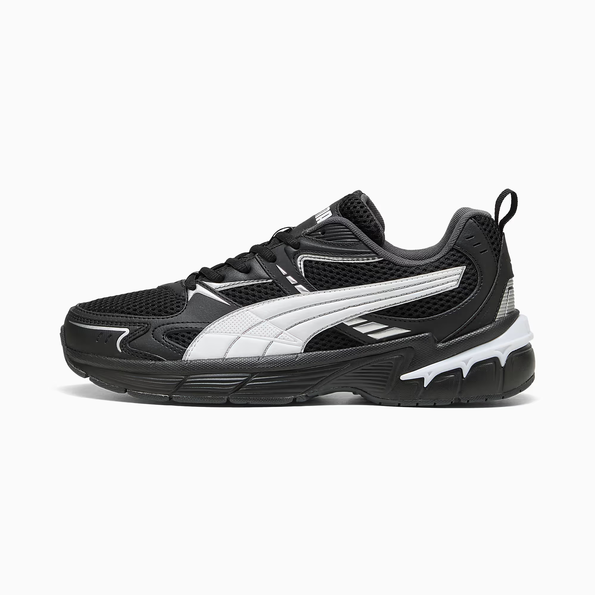 Puma 402625-01 MİLENİO 2000  Siyah Beyaz Erkek Spor Ayakkabı