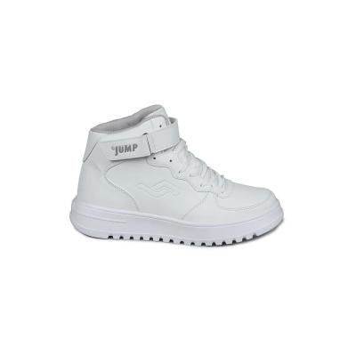 Jump 17308 Yüksek Bilekli Beyaz Unisex Sneaker Günlük Spor Ayakkabı