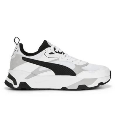 Puma Trinity Whiteblackcool Light Gray Yetişkin Uniseks Yürüyüş Ayakkabısı
